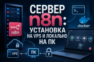 Установка сервера n8n на VPS и локальный компьютер через Docker