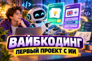 Вайбкодинг — первый учебный проект с ИИ