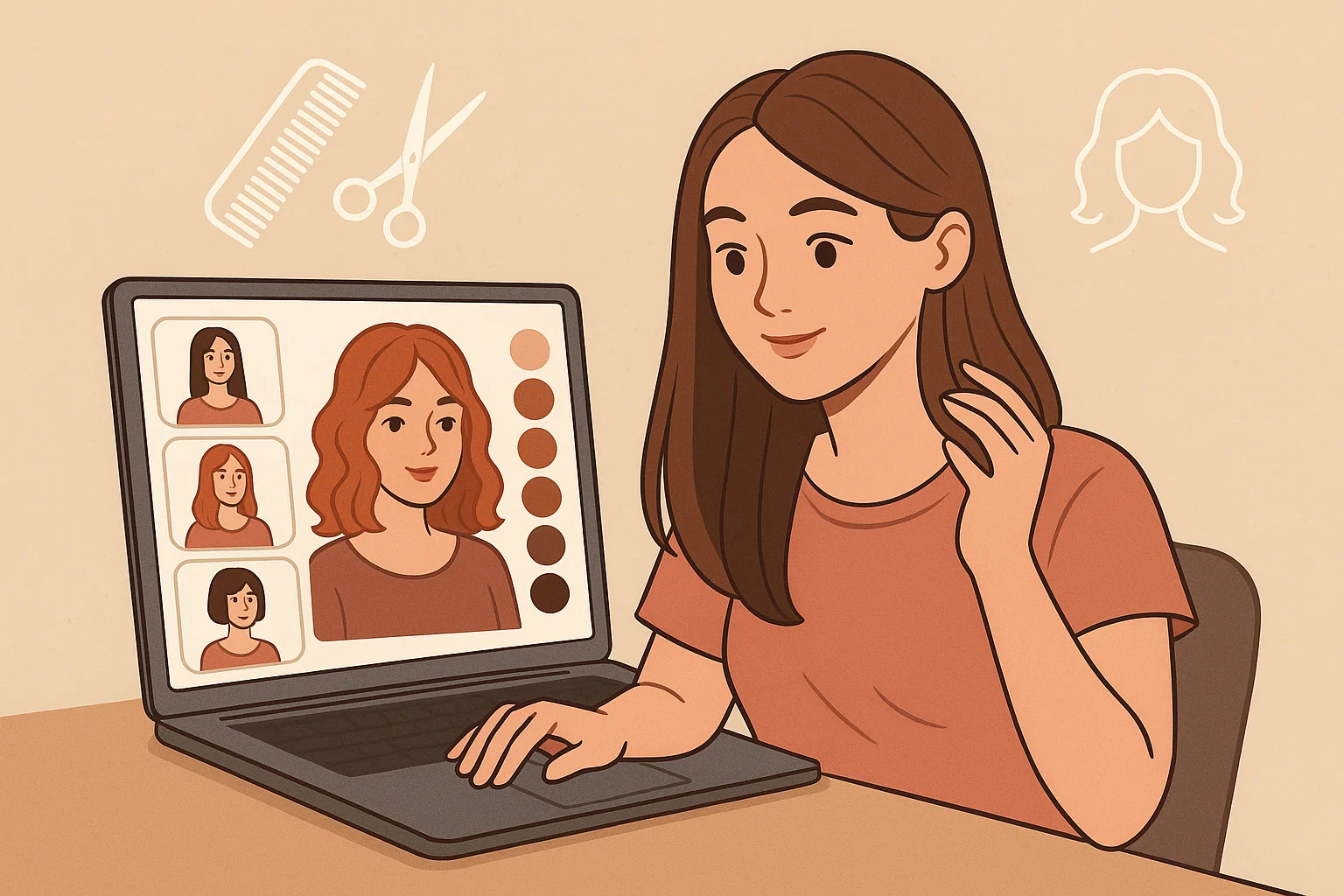 Как подобрать цвет волос и прическу онлайн: простой гайд на каждый день