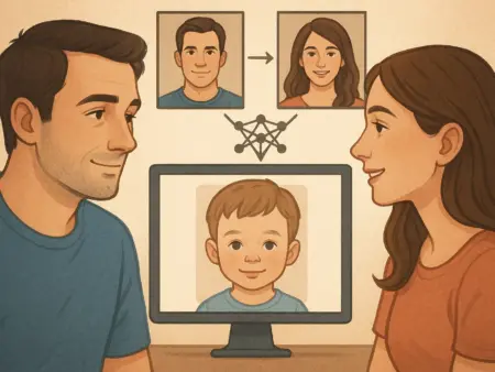 Как узнать, как будет выглядеть ребенок по фото родителей с помощью нейросетей