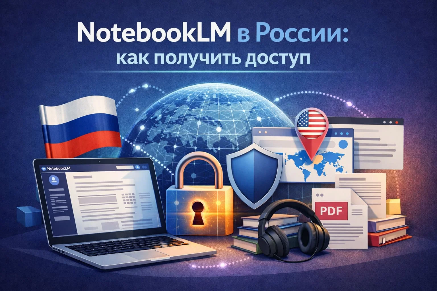 NotebookLM в России: как пользоваться блокнотом