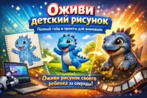 Оживи детский рисунок в Study AI