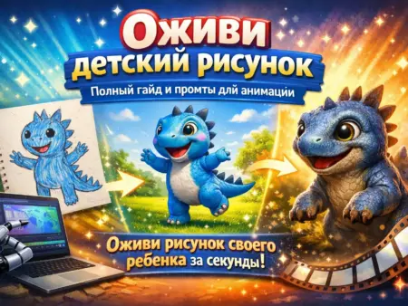 Оживи рисунок с помощью нейросети — гайд