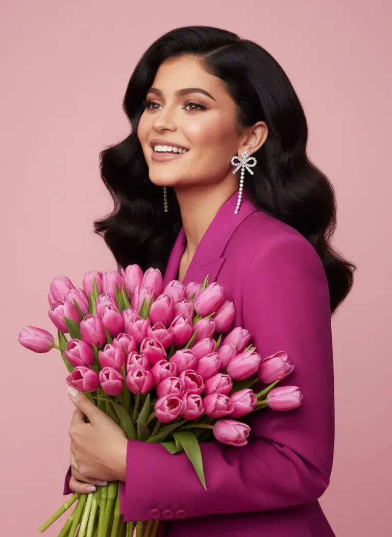 Фото с букетом в руках