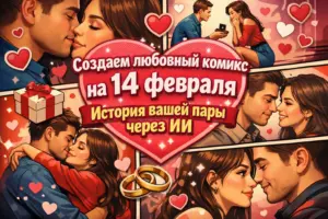 ИИ комиксы на 14 февраля