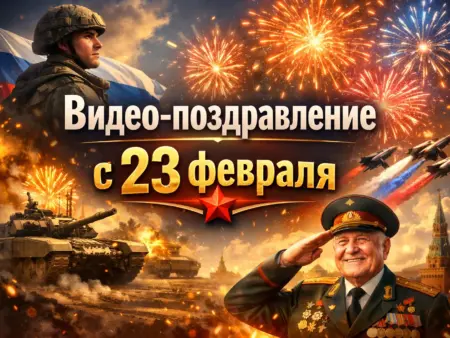 Создаем видео-поздравление с 23 февраля с помощью нейросетей