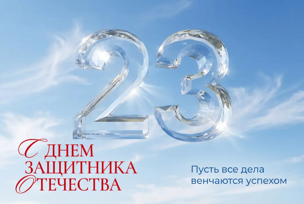 Открытка на 23 февраля для руководителя