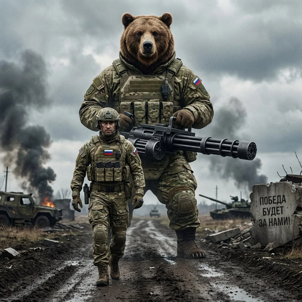 Сгенерированная открытка для мужчины военного на 23 февраля