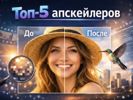Топ-5 ИИ-апскейлеров для повышения качества фото