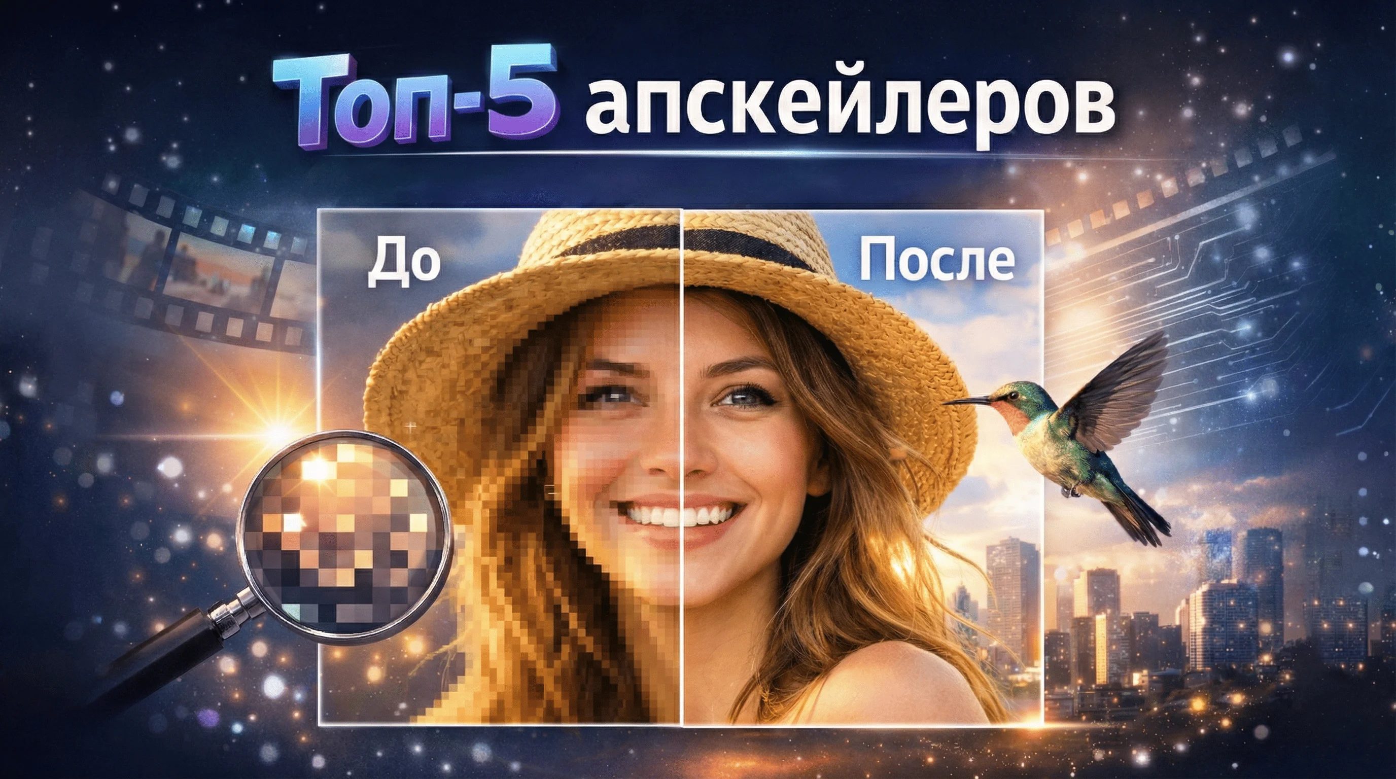 Топ-5 ИИ-апскейлеров для повышения качества фото