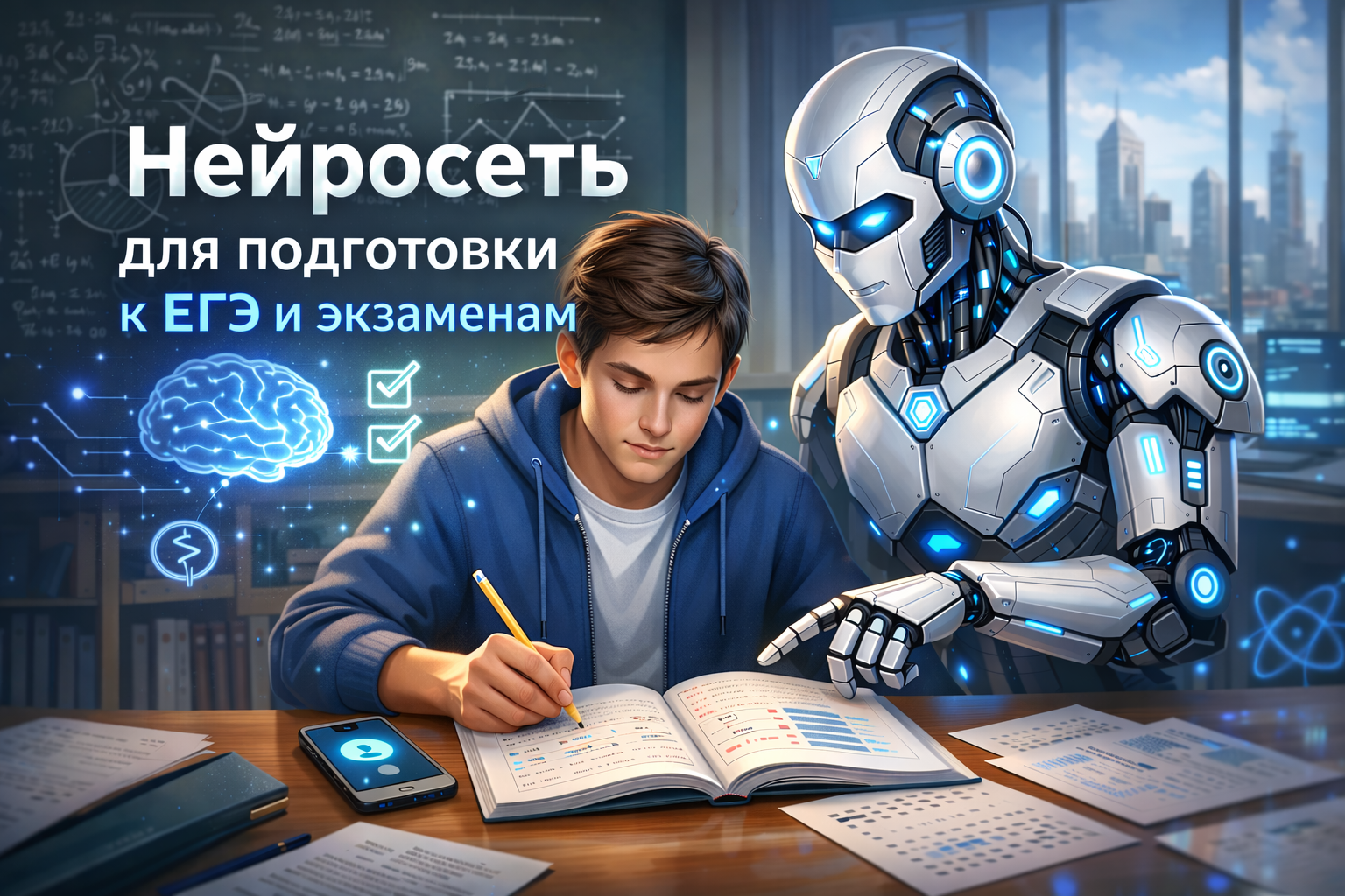 Нейросеть для ЕГЭ: как сдать экзамен с помощью ИИ