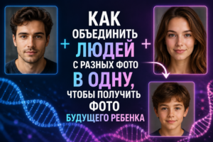 Как сделать фото будущего ребенка в Artbreeder