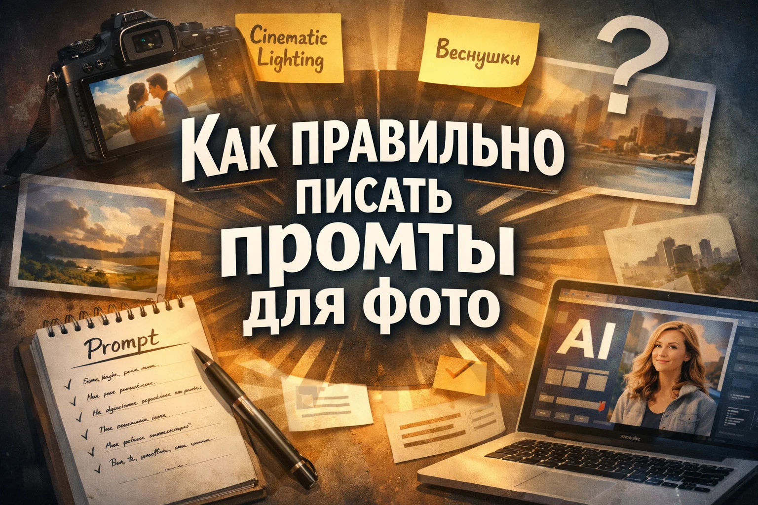 Как правильно писать промты для фото — наш опыт и наблюдения