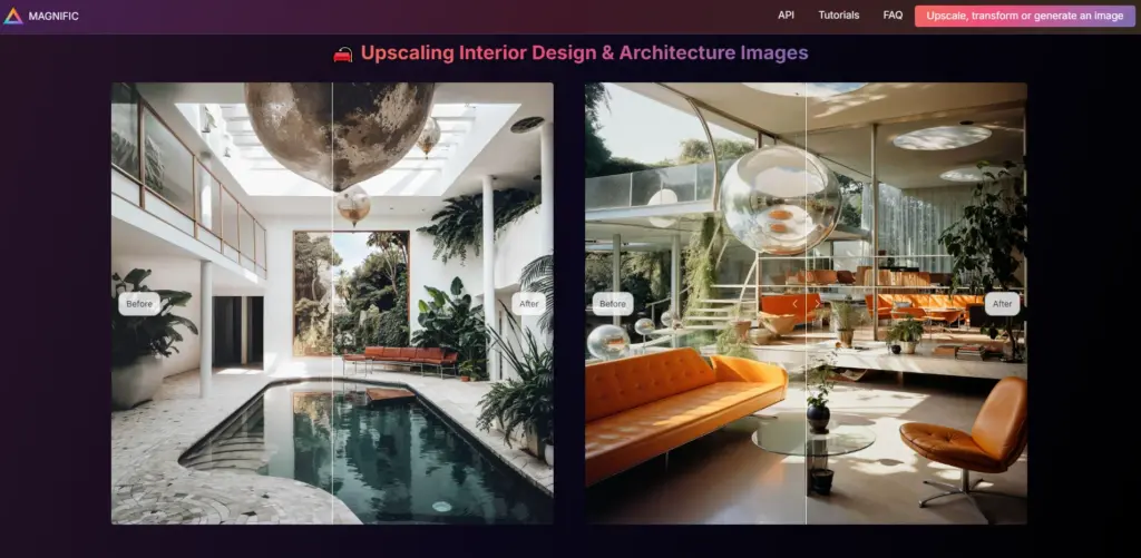 Magnific AI обработка фото