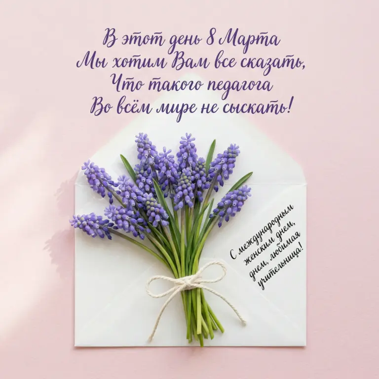 Стихотворное поздравление с 8 марта