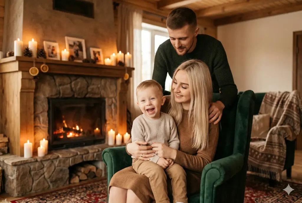 Групповое фото с сохранением лиц — семейный портрет