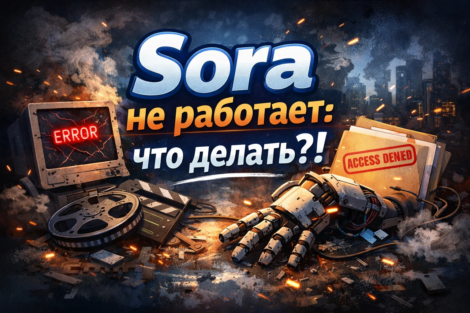 Sora не работает: почему и чем заменить