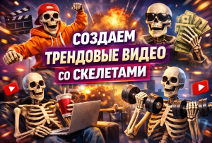 Как создавать видео со скелетами с помощью нейросетей