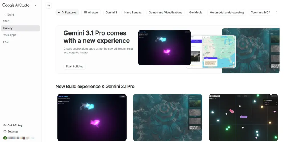 Возможности Google AI Studio