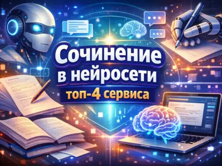 Подборка сервисов для написания сочинения с ИИ