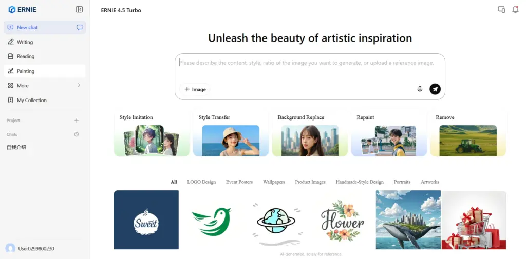 Примеры использования бота Ernie