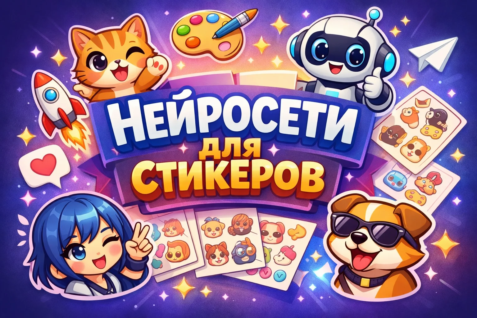 Генерация стикеров с помощью нейросетей