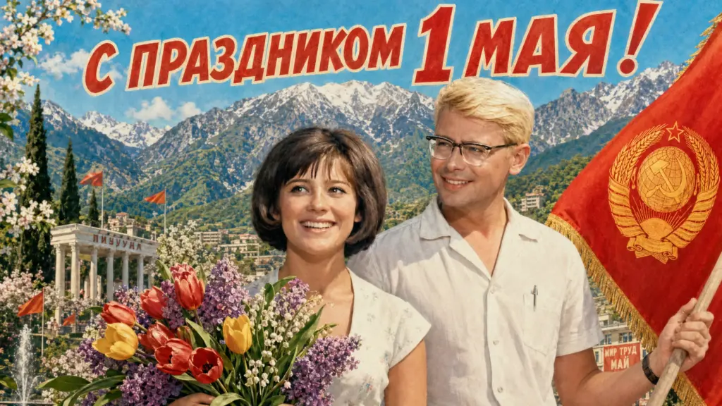 В стиле советского кино «Кавказская пленница»
