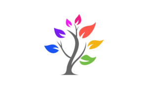 Официальный логотип TutorOnline — разноцветное дерево знаний.