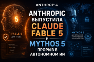 Анонс Anthropic: автономный ИИ Claude Fable 5 для всех и Mythos 5 для спецслужб.