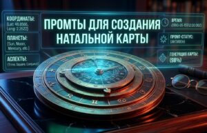 Промты для создания и разбора натальной карты