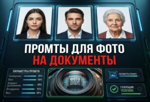 Промты для фото на документы