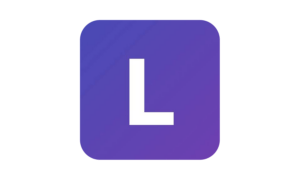 Логотип Logomaster.ai — белая буква L внутри фиолетового квадратного значка со скругленными углами на белом фоне.