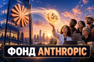 Фонд Anthropic: символическая иллюстрация поддержки общества и доли 5%