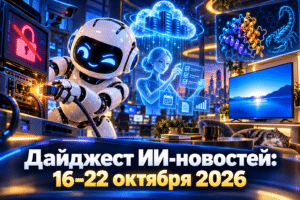 Дайджест ИИ-новостей за 16–22 октября 2026