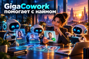 GigaCowork помогает с наймом — рекрутер и ИИ-агенты отбирают кандидатов