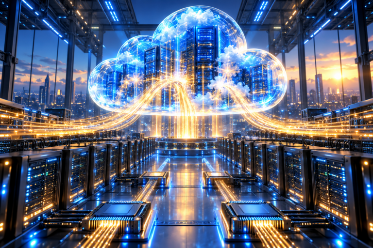 Облачный дата-центр и потоки данных — превью новости о росте Azure
